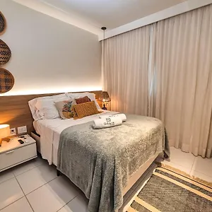 Flat Luxo Oasis Do Mana 350m Da Praia, Polo Aquatico-2qts, 2gar Apartamento